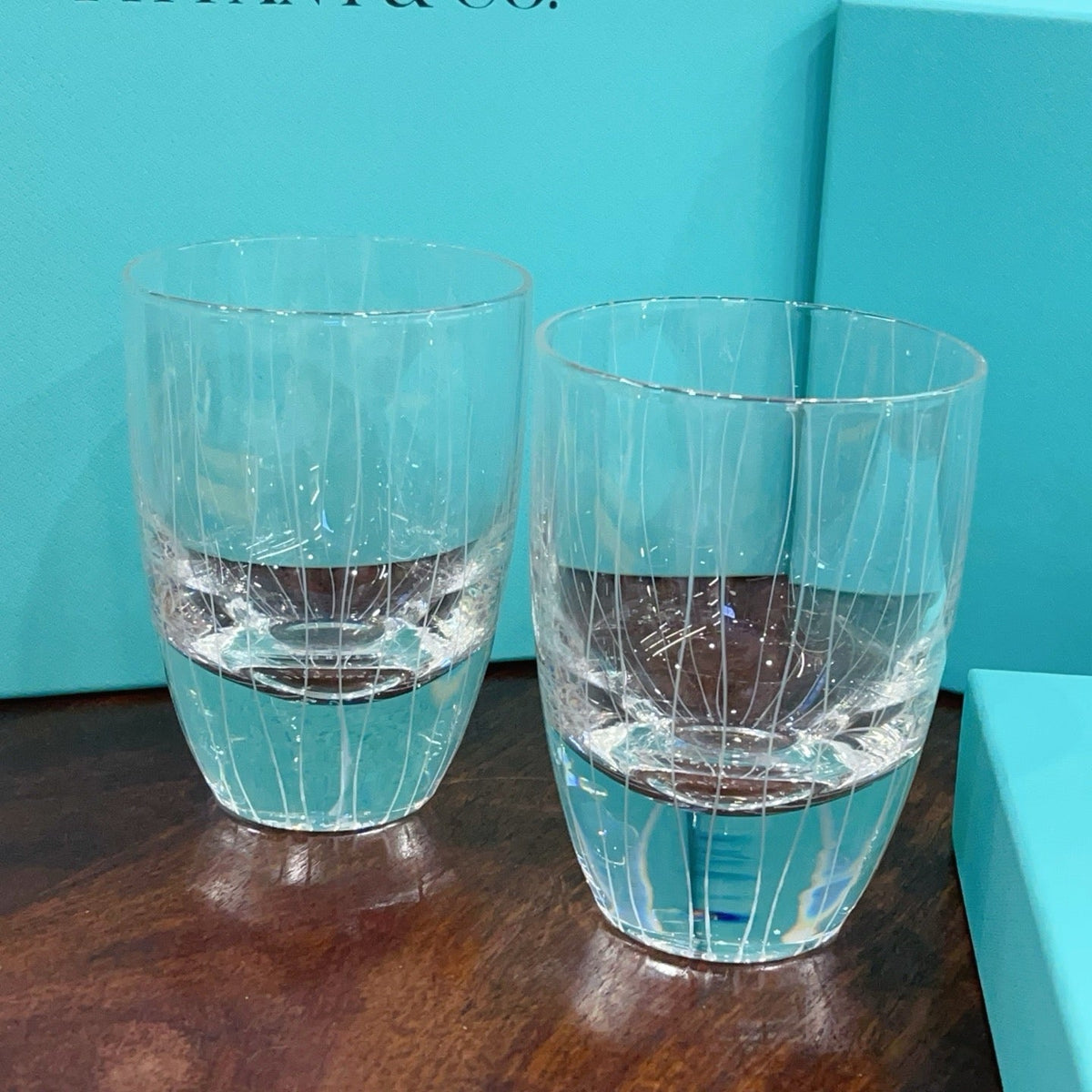 Crystal Tumbler Glasses Set of 2