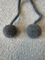 MiuMiu Wool and Cashmere Hat Gray #334924