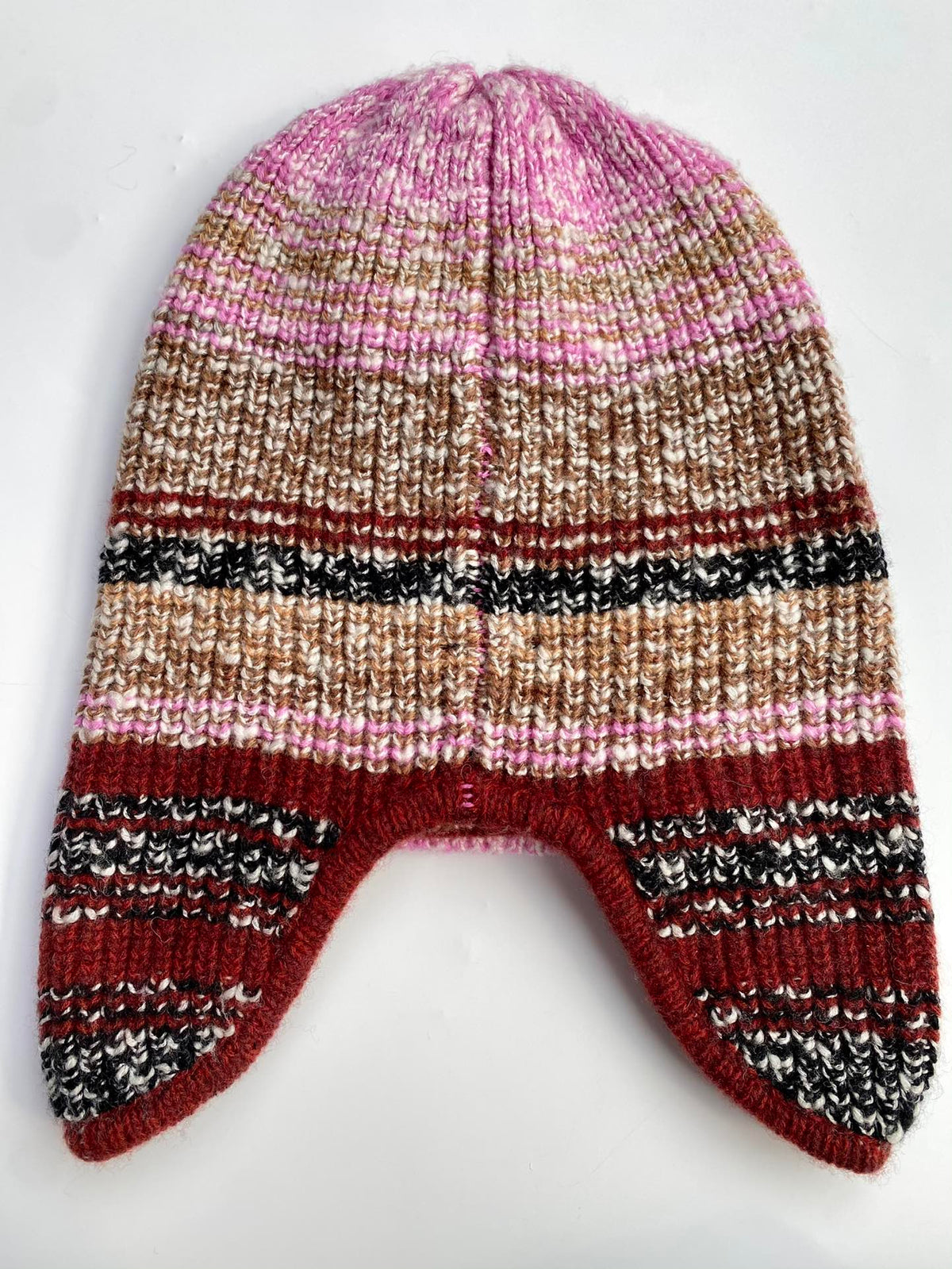 Chanel Women's Autumn and Winter Colorblocking Knitted Ski Hat Cap #74565