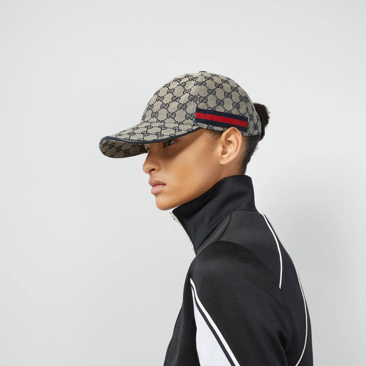 Gucci Lido Decorative Striped Webbing Gg Canvas Baseball Cap Men Women Fashion Trend Embroidery Versatile Spring And Summer Casual Hats #81113