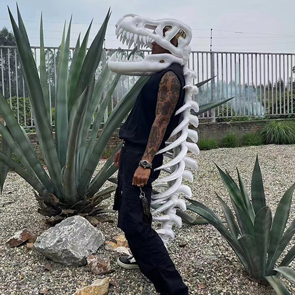 Rick Owens Tyrannosaurus Rex Toys Design Handmade Custom Headwear Dinosaur Shaped Hat Cool Customized Gift Ngvp #8799