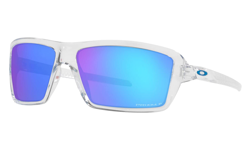 Cables Polarized Sunglasses Polished Clear / PRIZM Sapphire OO9129 05