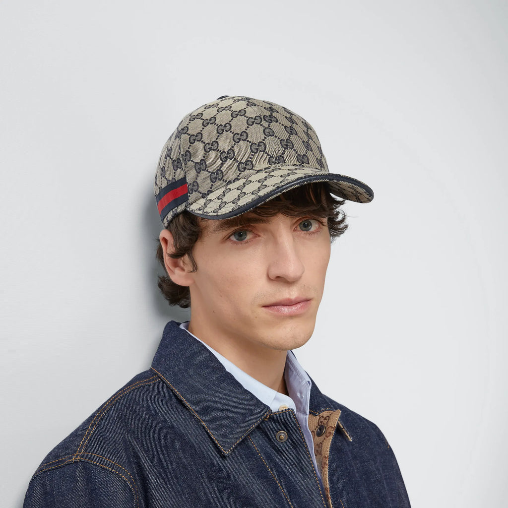 Gucci Lido Decorative Striped Webbing Gg Canvas Baseball Cap Men Women Fashion Trend Embroidery Versatile Spring And Summer Casual Hats #81113