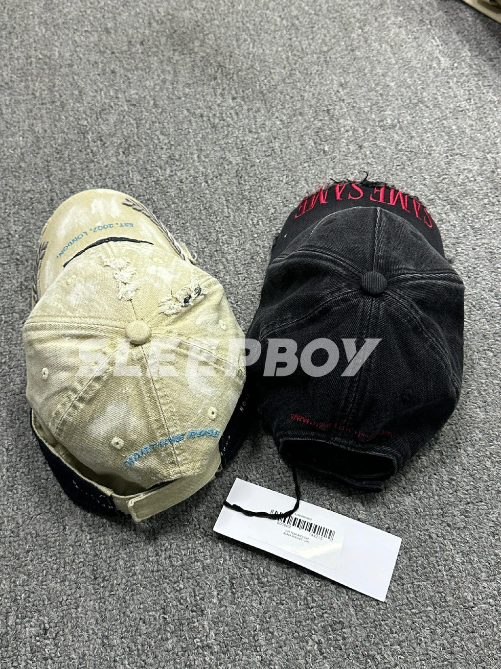 Martine Rose Men's Embroidered Letter Pattern Printed Solid Color Baseball Cap Hat #77516