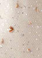 Orelli Shell Sequin Knit Maxi Dress - Ivory