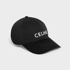 Celine Genderless Triomphe Baseball Cap In Cotton Hat #97148