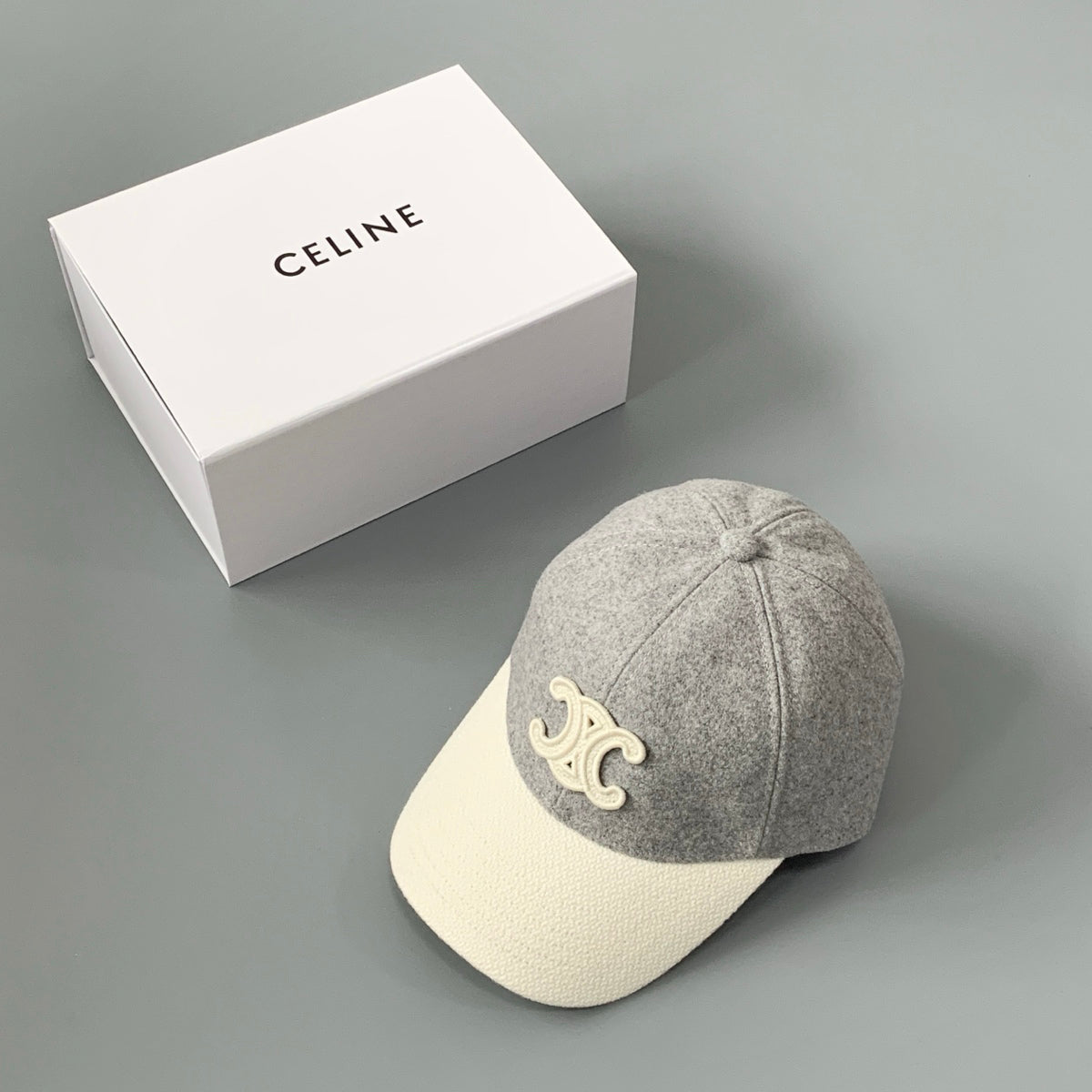 Celine Men's Women's Fashion Retro Letter Embroidery Baseball Cap Solid Color Casual Duck Tongue Hat #75295