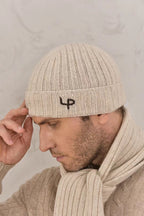 Loro Piana Cashmere Knit Hat Scarf Set #6664