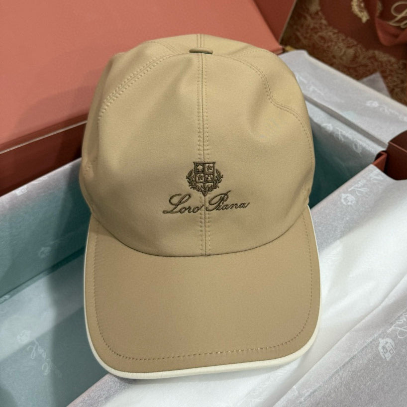 Loro Piana Baseball Men's & Women's Spring/Summer Fashion Casual Logo Embroidered Patch Color Blocked Baseball Cap Duckbill Cap Hats Accessories #78963