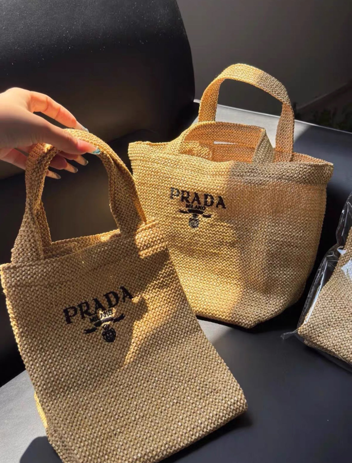 Milano Raffia Woven Tote Bag VIP Gift