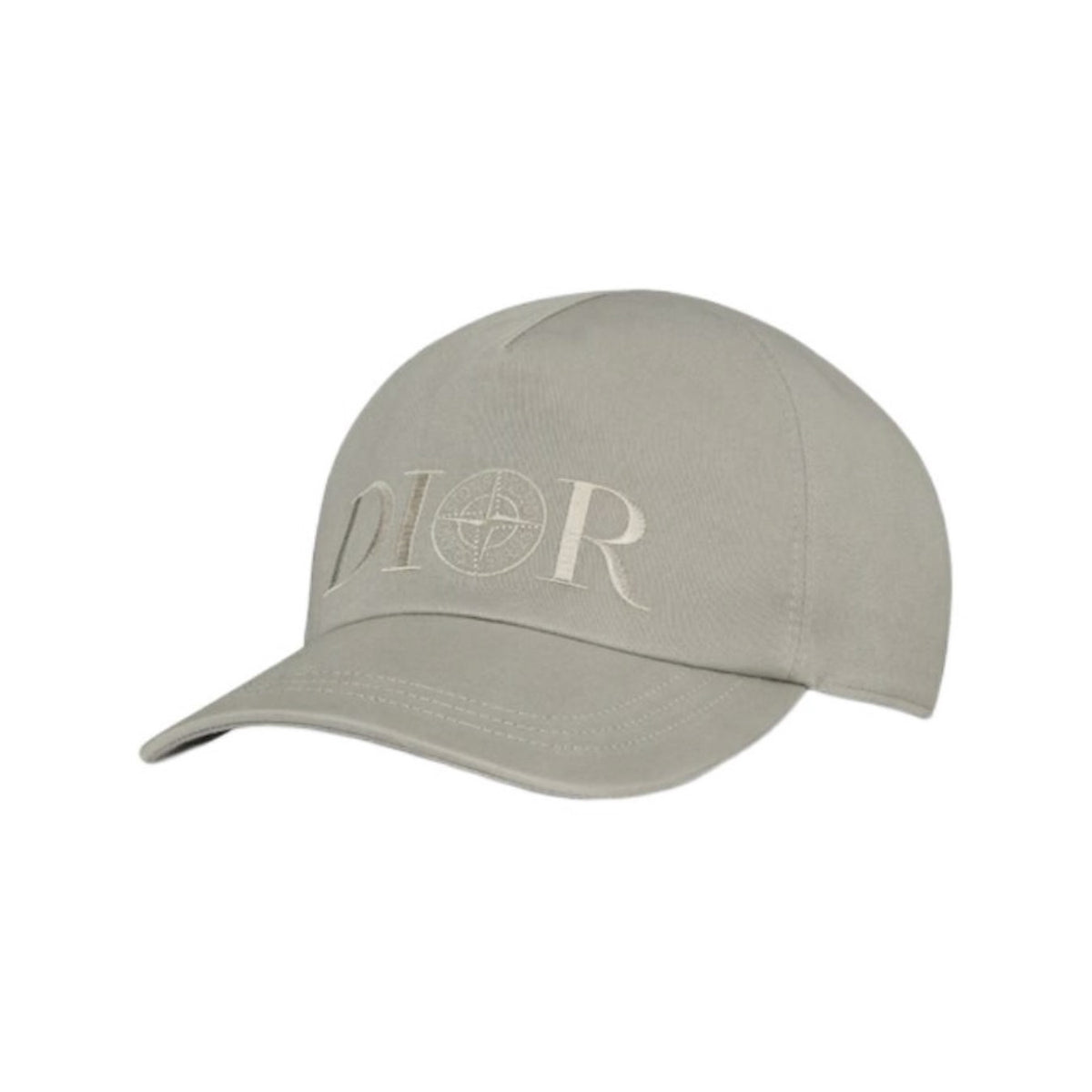 Dior Men's Solid Color Embroidered Monogrammed Duck Cap Hat #75445
