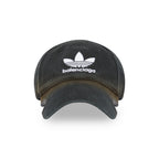 Balenciaga Adidas Cap In Blue Washed Embroidered Label Duck Hat #96243