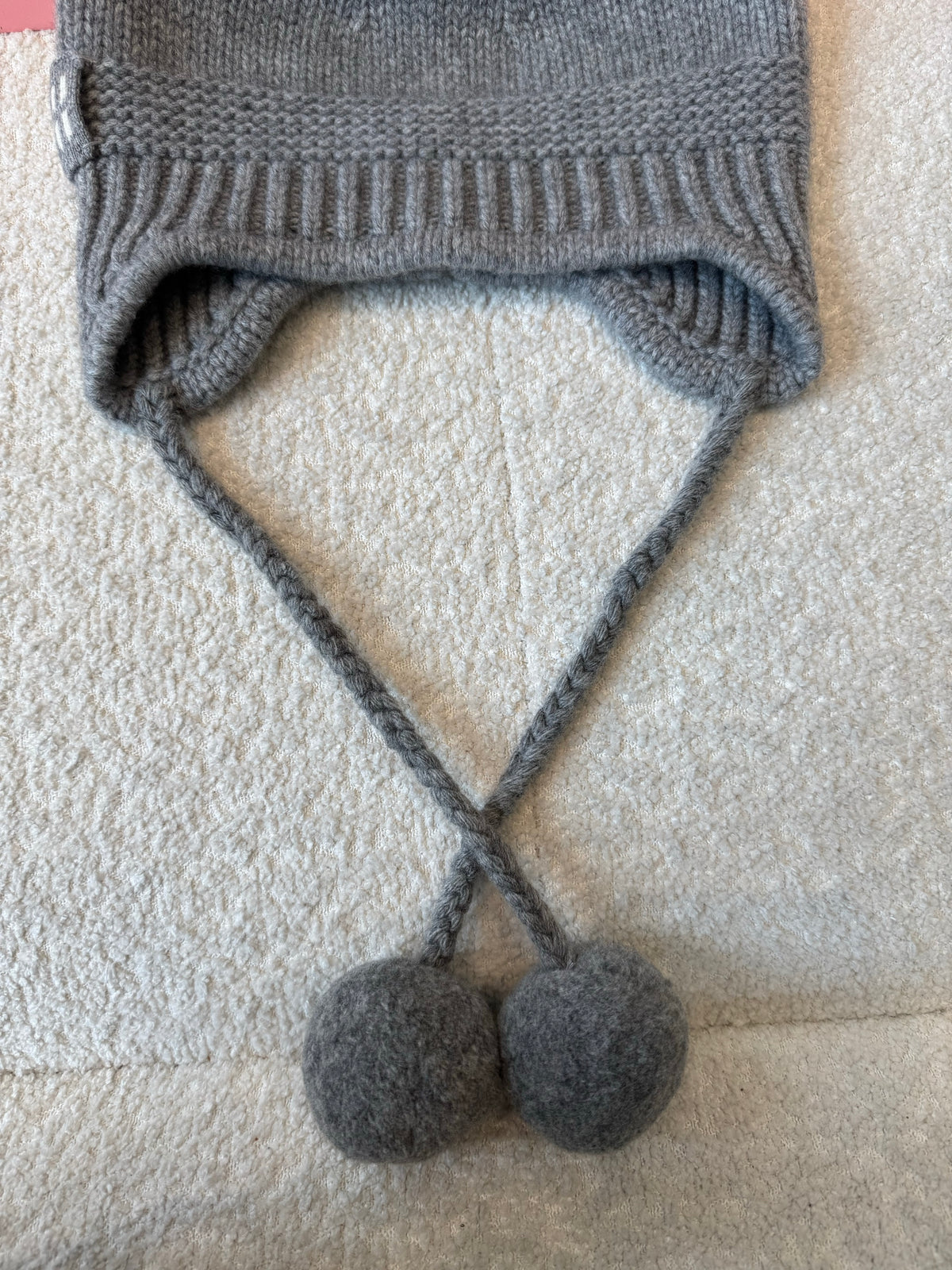 MiuMiu Wool and Cashmere Hat Gray #334924