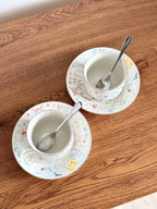Maison Cabinet de Curiosités Porcelain Coffee Cup & Saucer Set