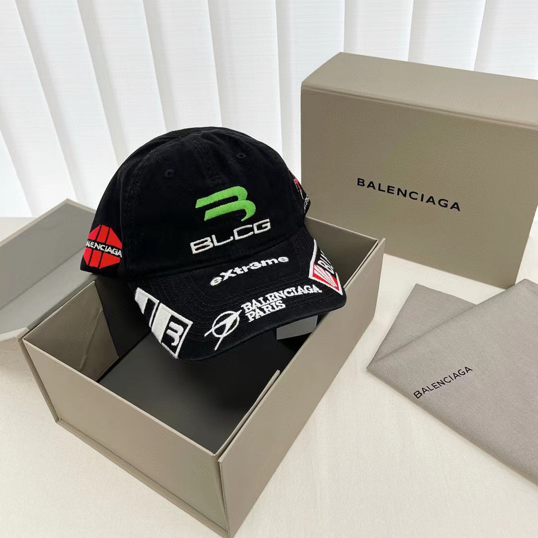 Balenciaga  Gamer Cap In Black Hat Accessories #3626
