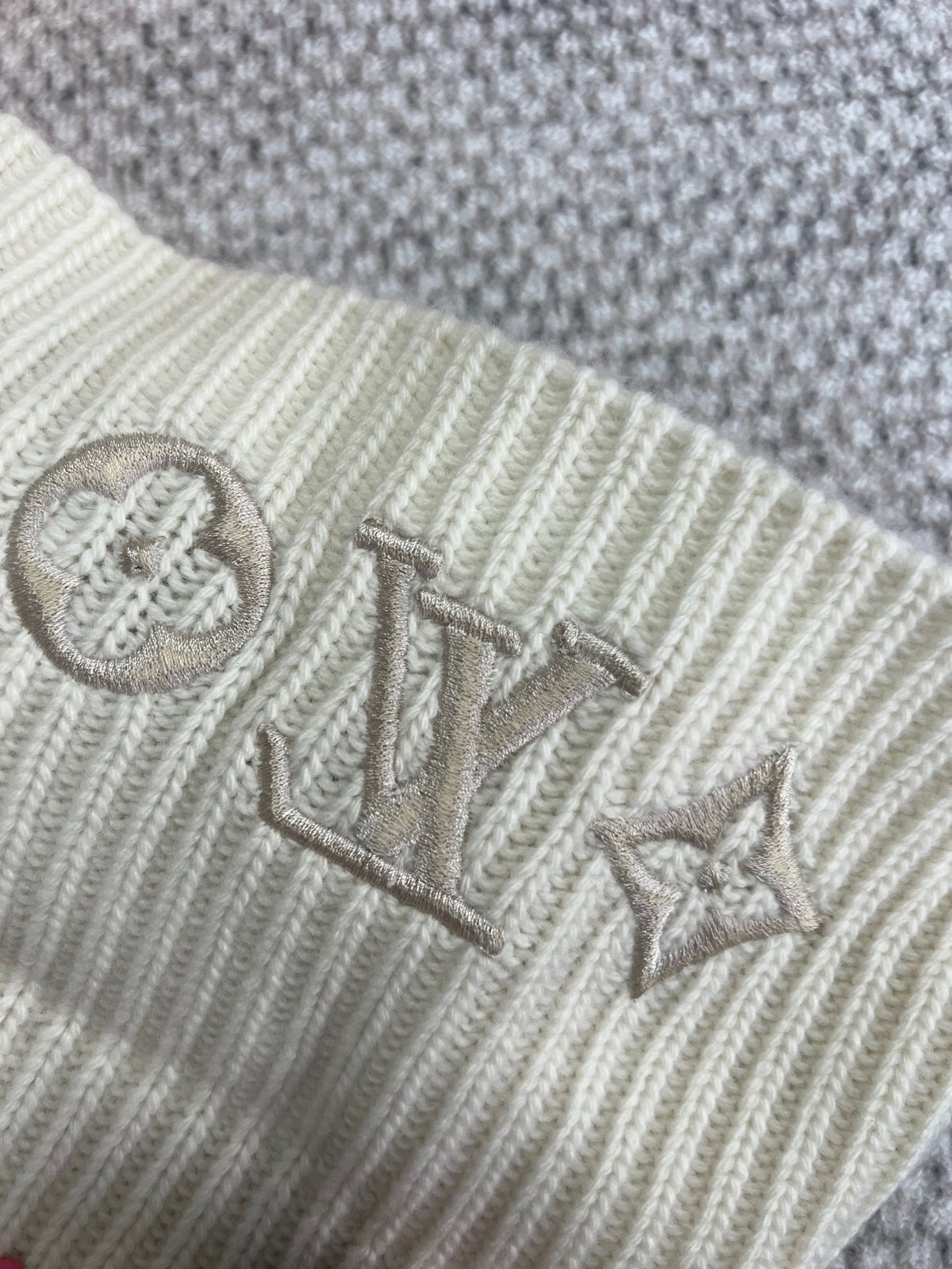 Louis Vuitton Knitted Embroidered Logo Hat Cap #96618
