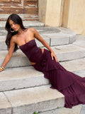 Roe Maxi Skirt Dark Mauve