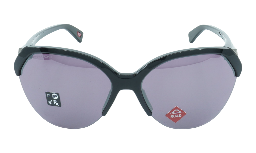 Trailing Point Sunglasses WMNS Polished Black / PRIZM Road Black OO9447 01