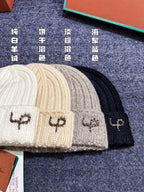 Loro Piana Gorro Cachemira Logo Hat #334048
