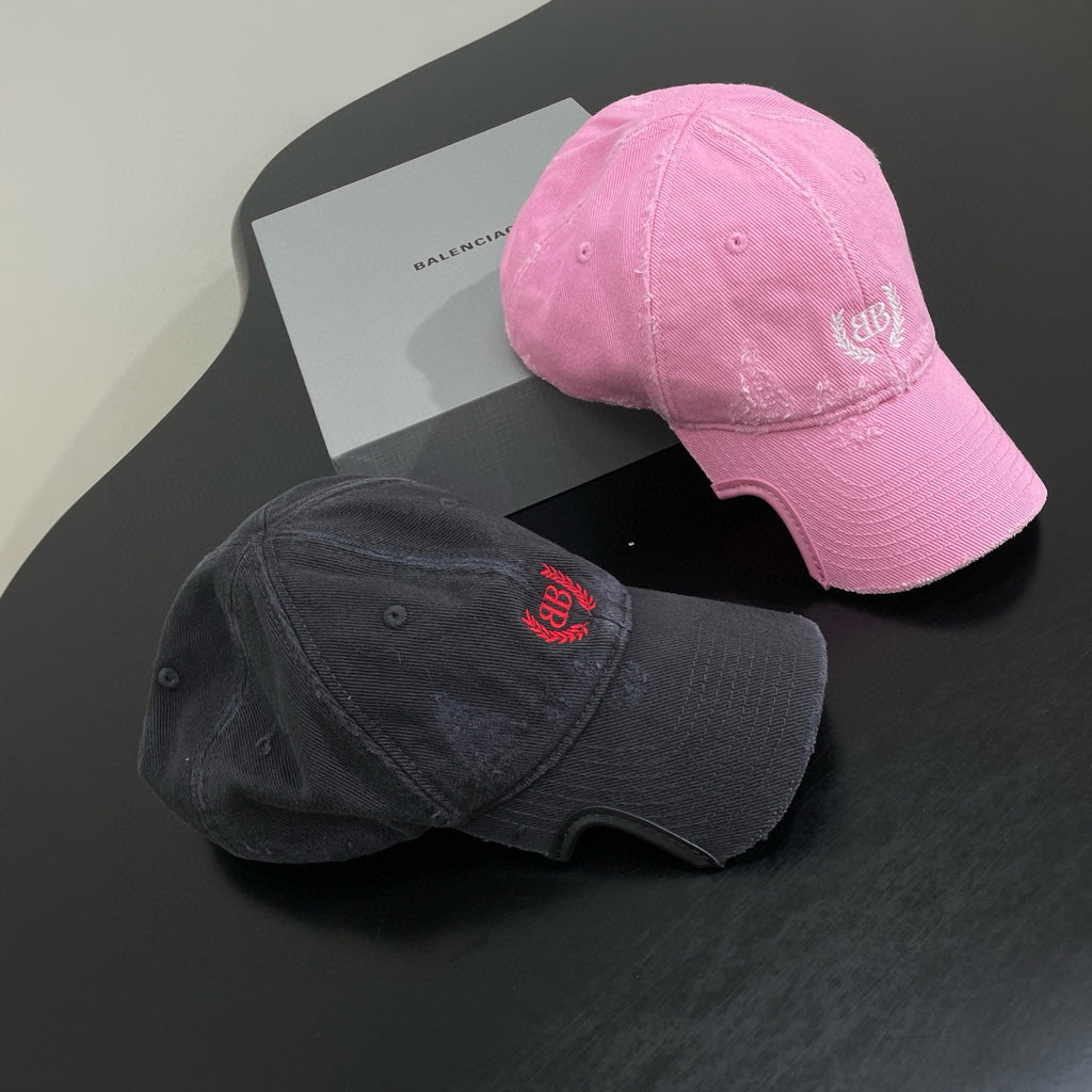 Balenciaga Men's and Women's Solid Colours Embroidery Patterns Prints Personalised Designs Cowboy Baseball Cap Hat #76883