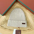 Loro Piana Fall And Winter Knitted Wool Keep Warm Cold Hat #74267