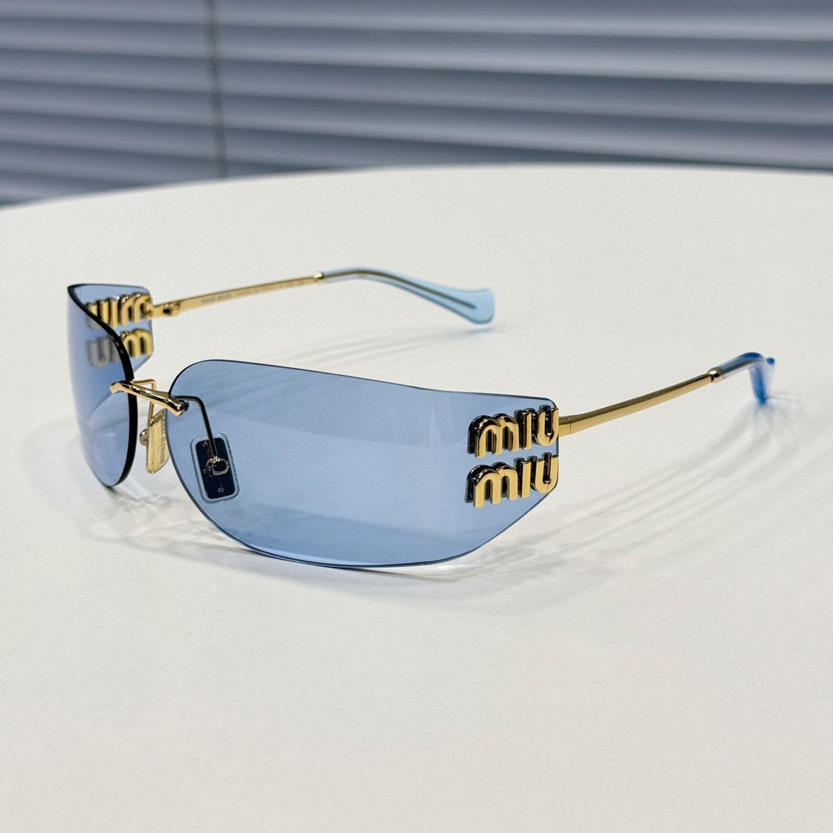 MiuMiu Men's And Women's Classic Minimalist Sunglasses That Perfectly Blend Simplicity And Fashion Featuring An Irregular Shape Design  Accessories Casual Glasses #78199