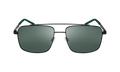 Traveler Strike Polarized Sunglasses Matte Black Anodized IB3675X 010