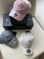 SAINT LAURENT Men's and Women's Solid Color Embroidered Logo Pattern Cotton Duck Tongue Cap Hat #73488