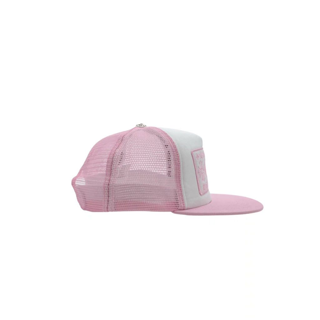 Chrome Hearts Men's Women's Fashion Color Blocking Logo Embroidery Metal 925 Silver Baseball Cap Hat  #81312