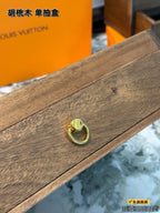 Monogram Walnut Wood Drawer Storage Tray
