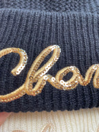 Chanel  Men's And Women's Fall/winter Fashion Casual Solid Color Knit Logo Thick Beanie Hat  Accessories #79339