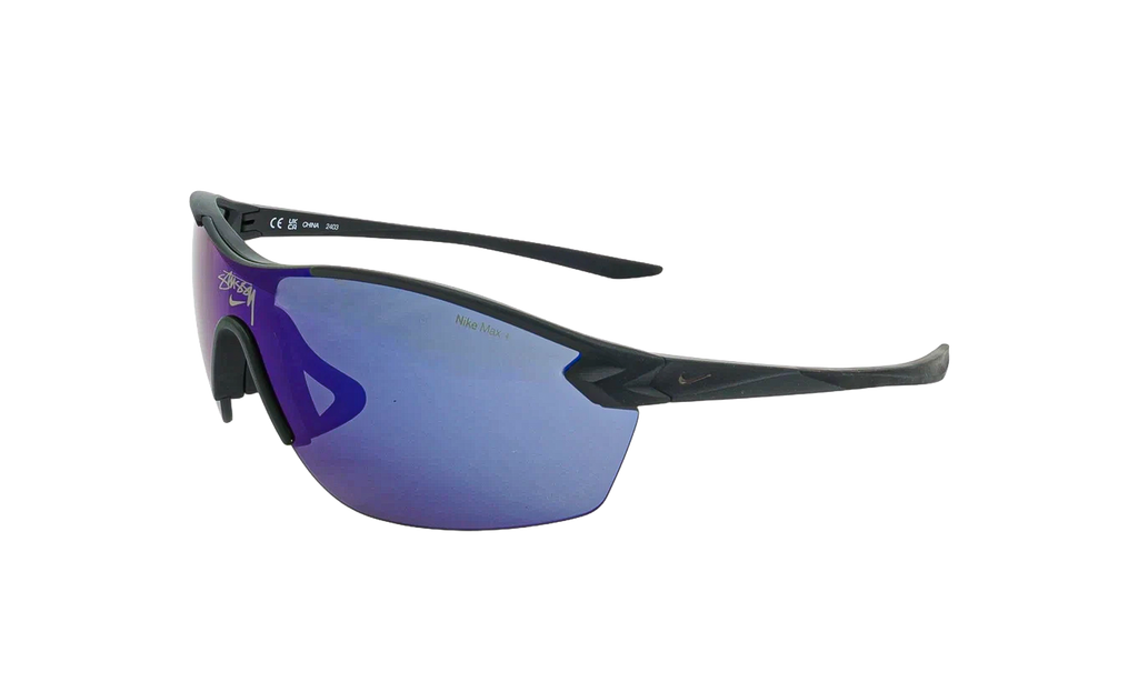 Victory Elite Sunglasses Stussy - Matte Black / Blue Mirror EV24029 010