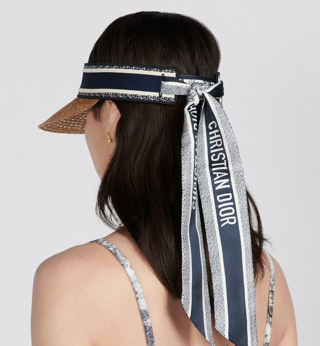 Dior D-Ocean Mitzah Women's Summer Knitted Sun Hat Cap #72553