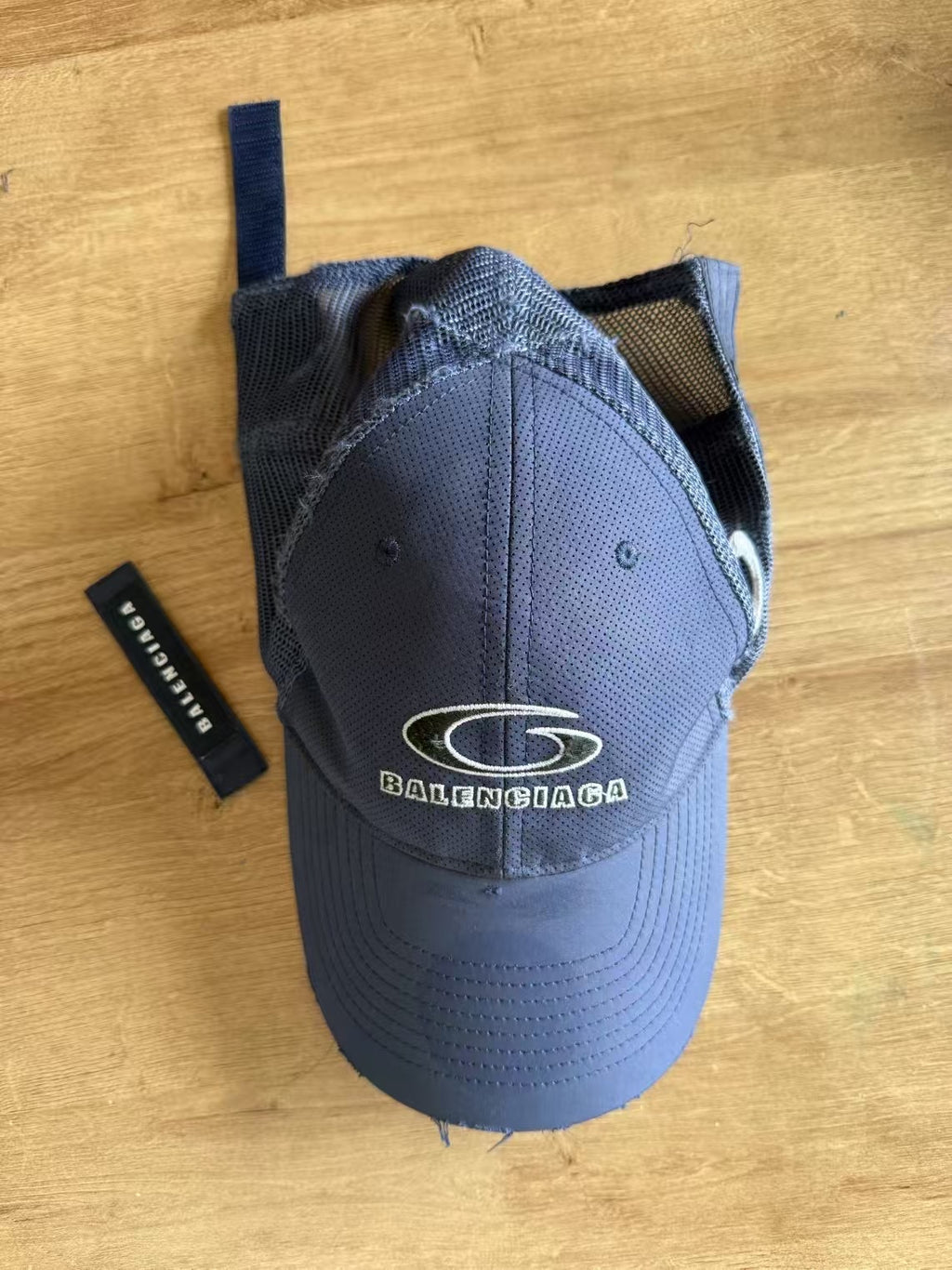 Balenciaga Trucker Men's Solid Color Technical Polyester Mesh Baseball Cap Hat #77311