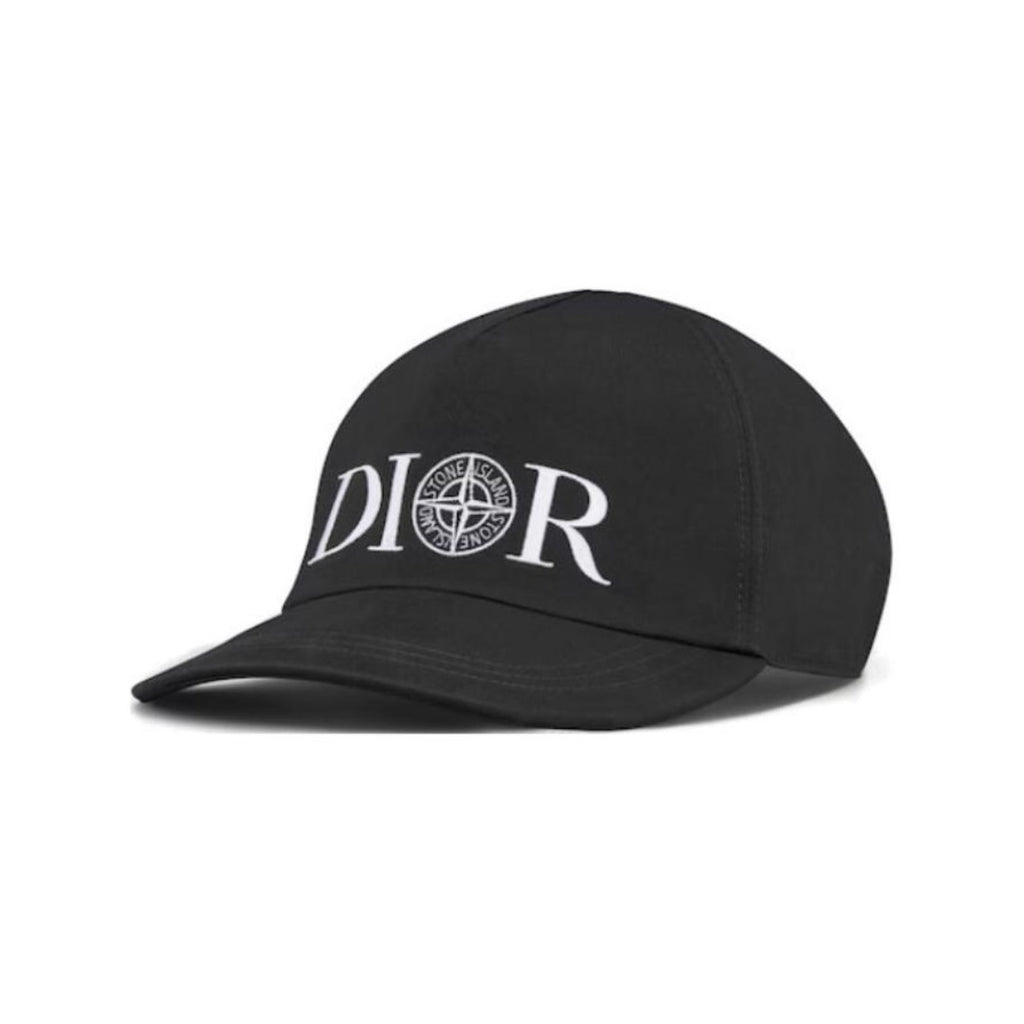 Dior Men's Solid Color Embroidered Monogrammed Duck Cap Hat #75445