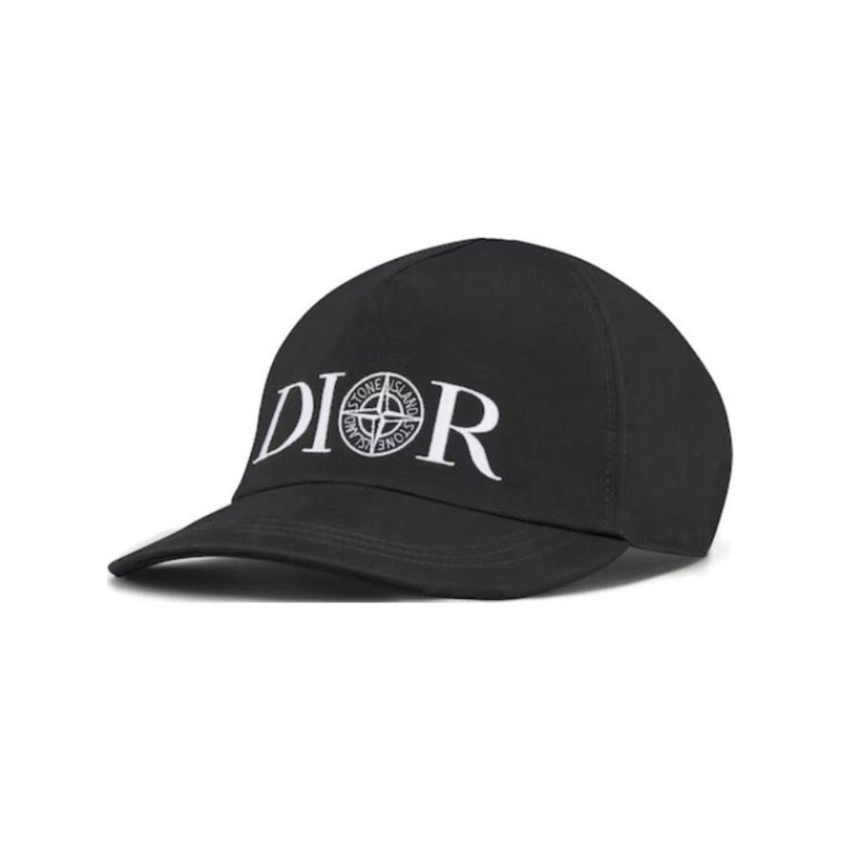 Dior Men's Solid Color Embroidered Monogrammed Duck Cap Hat #75445