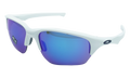 Flak Beta Sunglasses Matte White / Sapphire Iridium OO9363 15