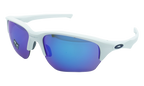 Flak Beta Sunglasses Matte White / Sapphire Iridium OO9363 15