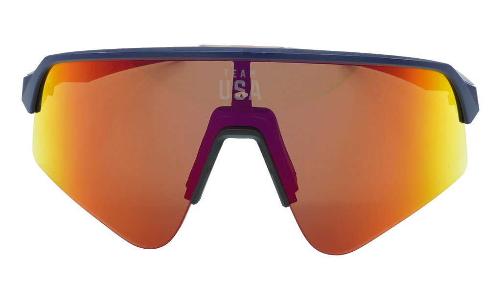 Sutro Lite Sweep Sunglasses Team USA Matte Navy / PRIZM Ruby OO9465 25