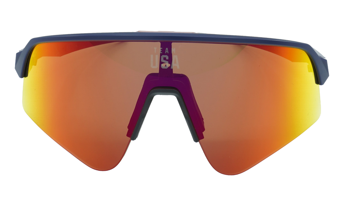 Sutro Lite Sweep Sunglasses Team USA Matte Navy / PRIZM Ruby OO9465 25