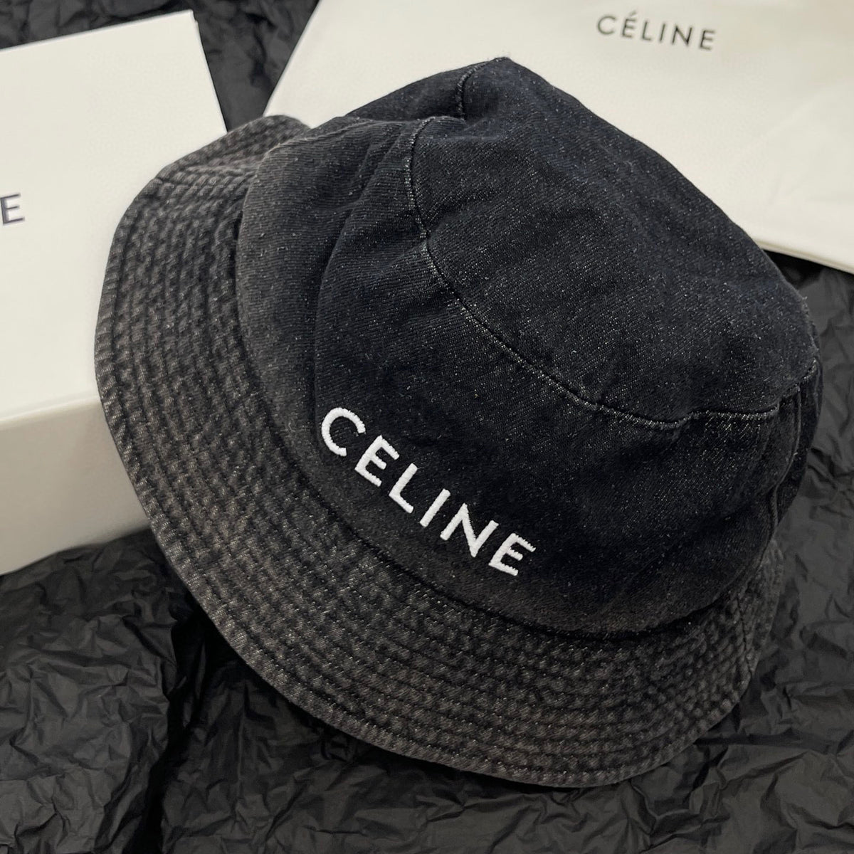 Celine  Cowboy Bucket Hat Hat Accessories #57766
