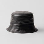 Prada Unisex Spring/Fall Fashion Casual Solid Color Fisherman's Hat with Logo Sheepskin Hat Accessories #78471