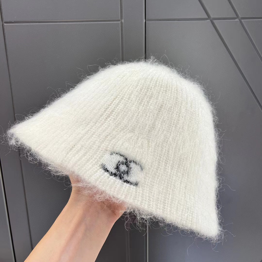 Chanel Women's Mohair Fisherman Hat #56297