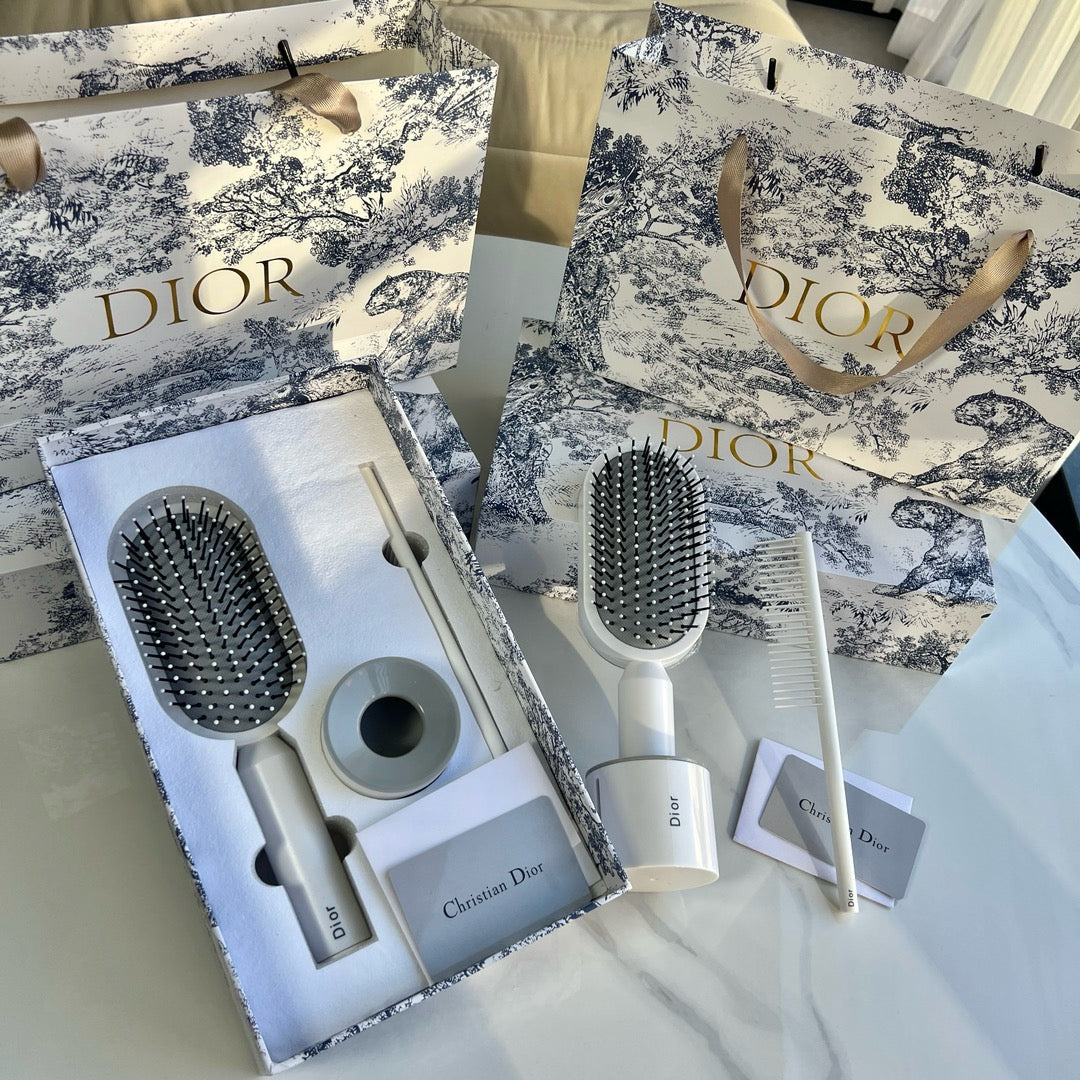 Toile de Jouy Hair Brush Gift Set