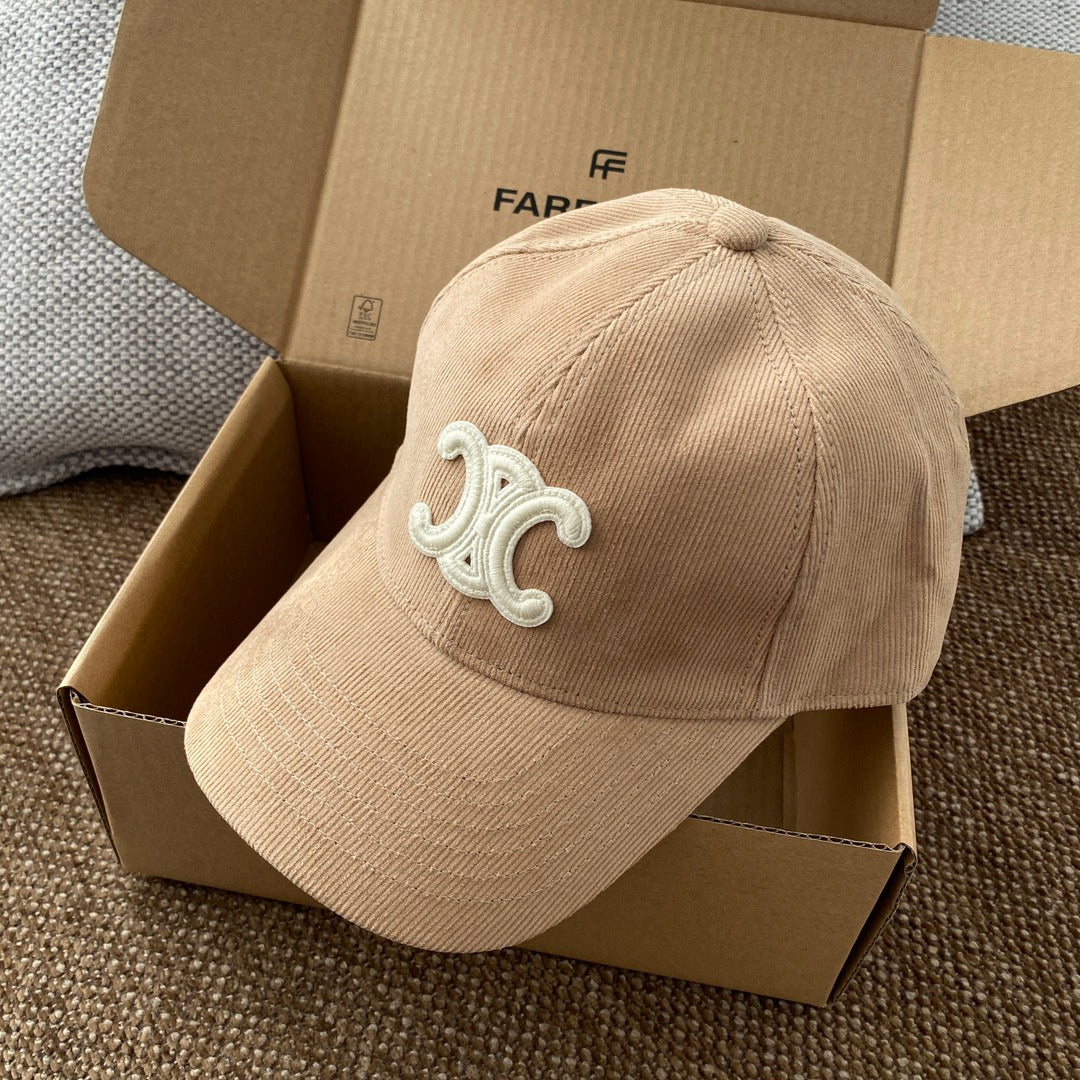 Celine Men Women Fashion Vintage Cowboy Letter Embroidery Baseball Cap Blue Casual Duck Hat #75683