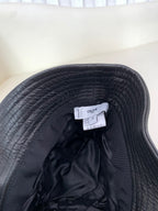 Celine Women's Leather Plaid Fisherman's Hat #96735
