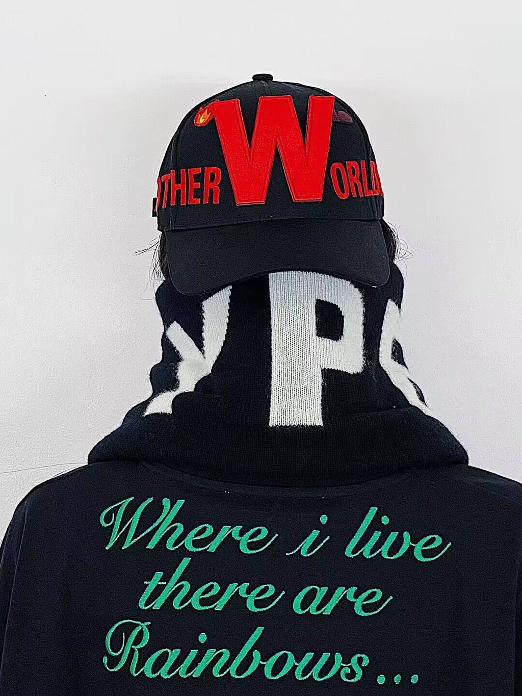 Walter Van Beirendonck Walter Van Beirendonck Rainbow Alien Stereo Baseball Cap W Letter Embroidered Duck Hat Accessories Ngvp #2412