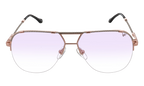 Blanco Half Rim 24KT Two-Tone Rose / White Gold / Purple Gradient Photochromatic HRBA2 0009 2D3