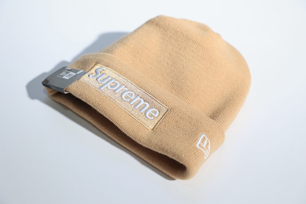 Supreme X New era box Logo Beanie Classic Embroidered Cold Hat #375609