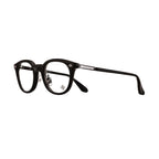 Chrome Hearts Men's and Women's Fashion Forward Round Frame Glasses With Cross Hatch Engraving Blue Light Protection And Plano Lenses Eyewear Sunglassas Accessories #78944